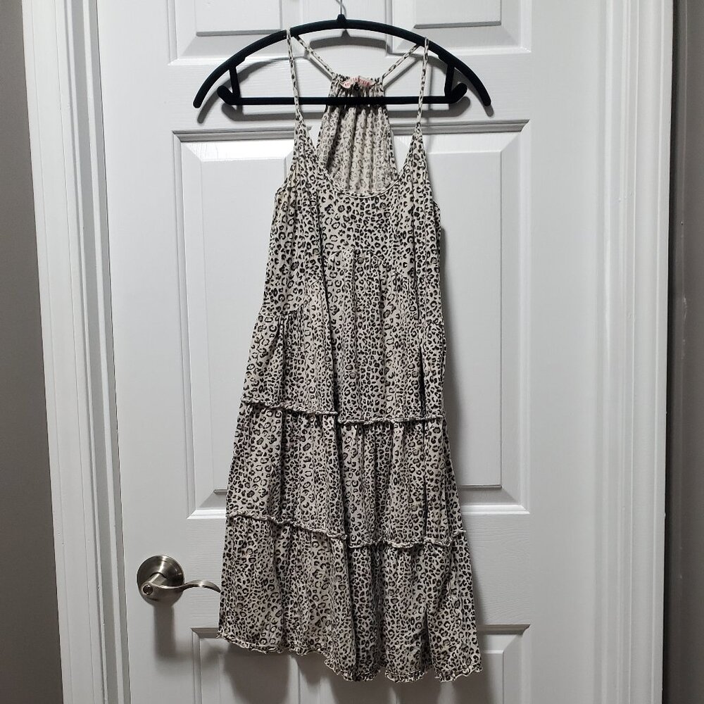 Rebecca Taylor Animal Print Trapeze Dress | Small